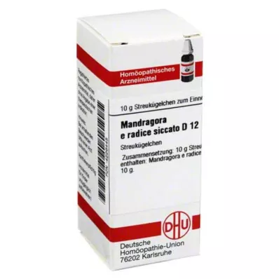 MANDRAGORA E radice siccata D 12 kroglic, 10 g