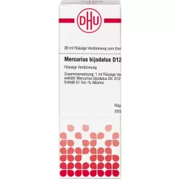 MERCURIUS BIJODATUS Raztopina D 12, 20 ml