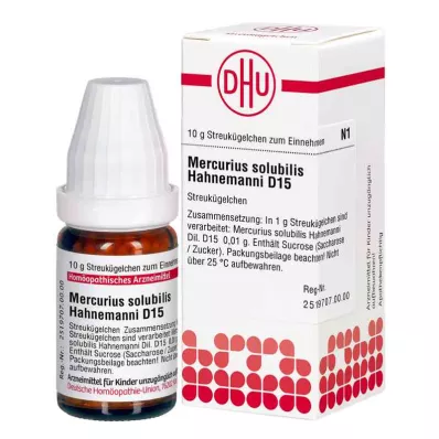 Mercurius Solub.D15 Globule Hahnemann (10 g)