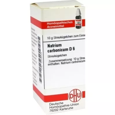 NATRIUM CARBONICUM D 6 kroglic, 10 g