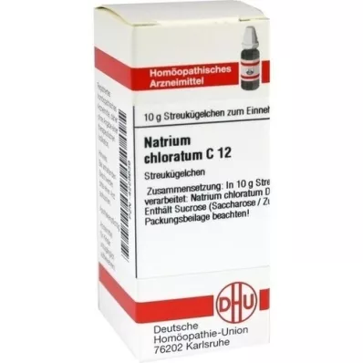 NATRIUM CHLORATUM C 12 kroglic, 10 g