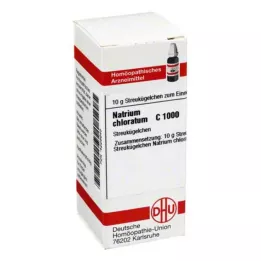 NATRIUM CHLORATUM C 1000 kroglic, 10 g