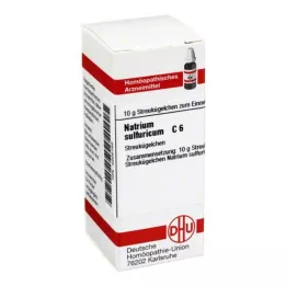 NATRIUM SULFURICUM C 6 kroglic, 10 g