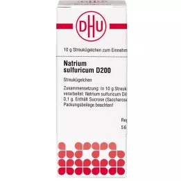 NATRIUM SULFURICUM D 200 kroglic, 10 g