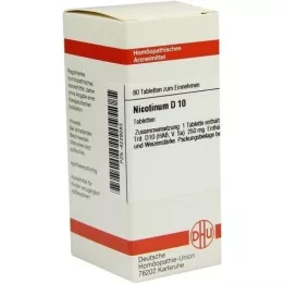 NICOTINUM D 10 tablet, 80 kapsul