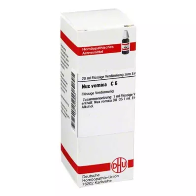 NUX VOMICA Raztopina C 6, 20 ml NUX VOMICA Raztopina C 6, 20 ml