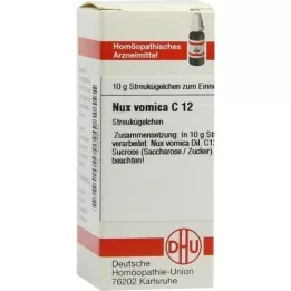 NUX VOMICA C 12 kroglic, 10 g