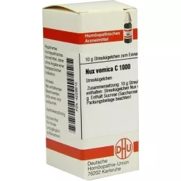 NUX VOMICA C 1000 kroglic, 10 g