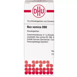 NUX VOMICA D 60 kroglic, 10 g