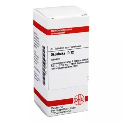 DHU Okoubaka D 12 tablet, 80 kos