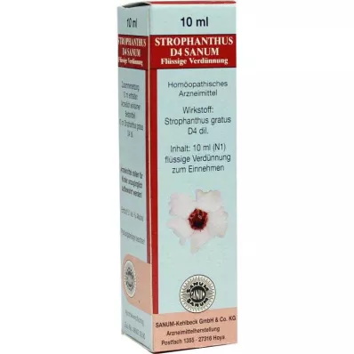 Strophanthus D 4 Sanum kap., 10 ml Strophanthus D 4 Sanum kap., 10 ml