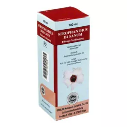 STROPHANTHUS D 4 kapljice Sanum, 100 ml