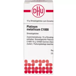 PLATINUM METALLICUM C 1000 kroglic, 10 g