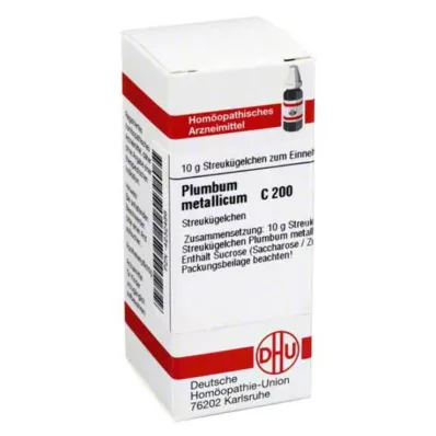 DHU Plumbum metallicum C 200 globul, 10 g