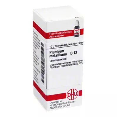 PLUMBUM METALLICUM D 12 kroglic, 10 g