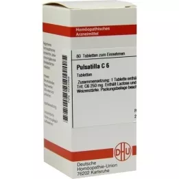 PULSATILLA C 6 tablet, 80 kapsul