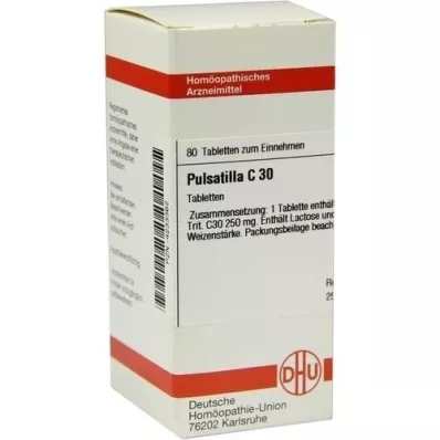 PULSATILLA C 30 tablet, 80 kapsul