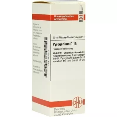 PYROGENIUM D 15 razredčitev, 20 ml
