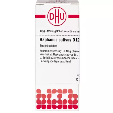 RAPHANUS SATIVUS D 12 kroglic, 10 g