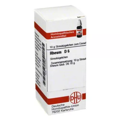RHEUM D 6 kroglic, 10 g