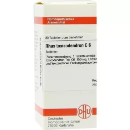 RHUS TOXICODENDRON C 6 tablet, 80 kapsul