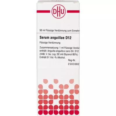 SERUM ANGUILLAE Raztopina D 12, 50 ml