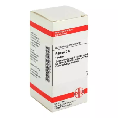 SILICEA C 6 tablet, 80 kapsul