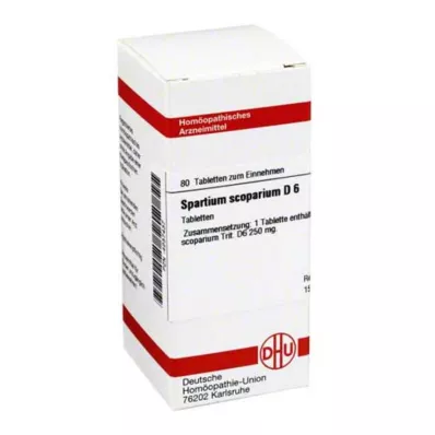 SPARTIUM SCOPARIUM D 6 tablete, 80 kapsul
