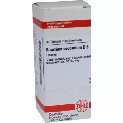SPARTIUM SCOPARIUM D 6 tablete, 80 kapsul