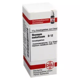 STANNUM METALLICUM D 12 kroglic, 10 g