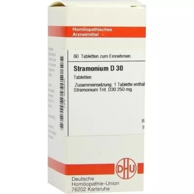 STRAMONIUM D 30 tablet, 80 kapsul