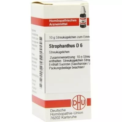 STROPHANTHUS D 6 kroglic, 10 g