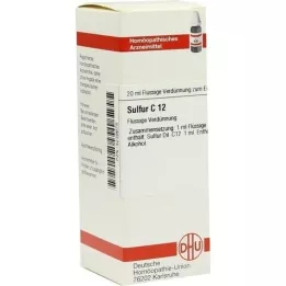 SULFUR Raztopina C 12, 20 ml