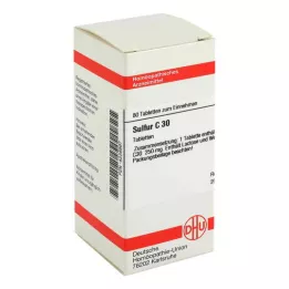 SULFUR C 30 tablet, 80 kapsul