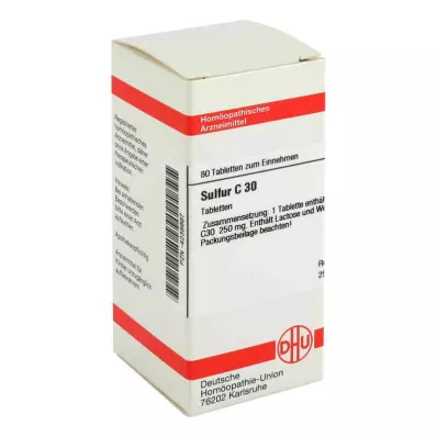 SULFUR C 30 tablet, 80 kapsul