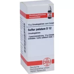 SULFUR JODATUM D 12 kroglic, 10 g