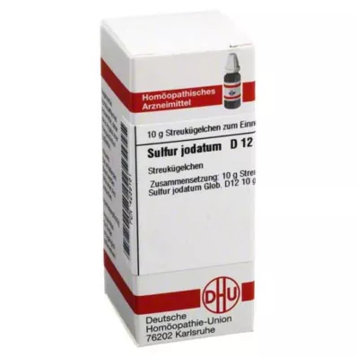 SULFUR JODATUM D 12 kroglic, 10 g
