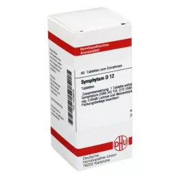SYMPHYTUM D 12 tablet, 80 kapsul