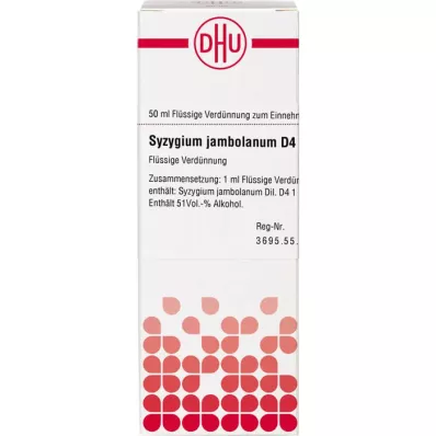 SYZYGIUM JAMBOLANUM Raztopina D 4, 50 ml