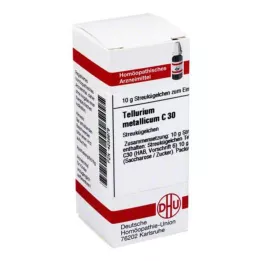 TELLURIUM metallicum C 30 kroglic, 10 g