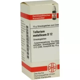 TELLURIUM metallicum D 12 kroglic, 10 g