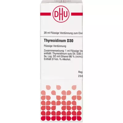 THYREOIDINUM D 30 razredčitev, 20 ml