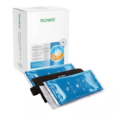 RÖWO Hladno-topli obkladek z velcro povojem 2 kosa, 1 P RÖWO Hladno-topli obkladek z velcro povojem 2 kosa, 1 P