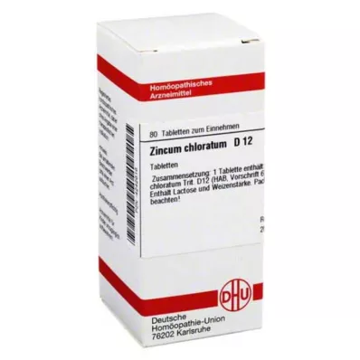 ZINCUM CHLORATUM D 12 tablet, 80 kapsul ZINCUM CHLORATUM D 12 tablet, 80 kapsul