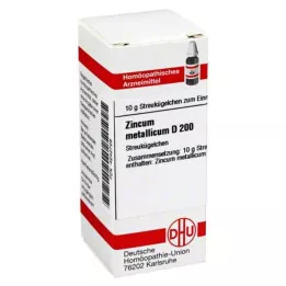 ZINCUM METALLICUM D 200 kroglic, 10 g