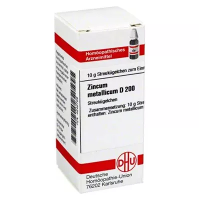 ZINCUM METALLICUM D 200 kroglic, 10 g