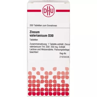 ZINCUM VALERIANICUM D 30 tablet, 200 kapsul