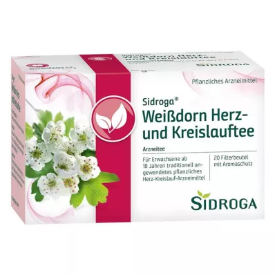 SIDROGA Filter za čaj iz gloga za srce in krvni obtok, 20X1,5 g SIDROGA Filter za čaj iz gloga za srce in krvni obtok, 20X1,5 g