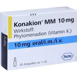 KONAKION MM 10 mg raztopina, 10 kosov