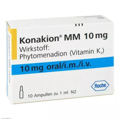 KONAKION MM 10 mg raztopina, 10 kosov